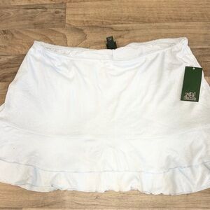 Wild Fable White Tiered‎ Ruffle Mini Skirt Women’s Large NWT Flowy Target